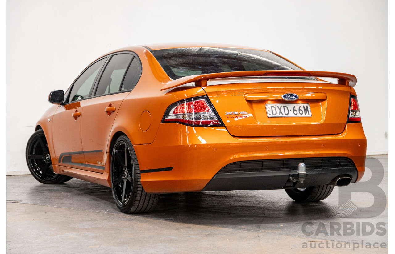 2/2012 Ford Falcon XR6T FG MK2 4d Sedan Suburst Orange Turbo 4.0L