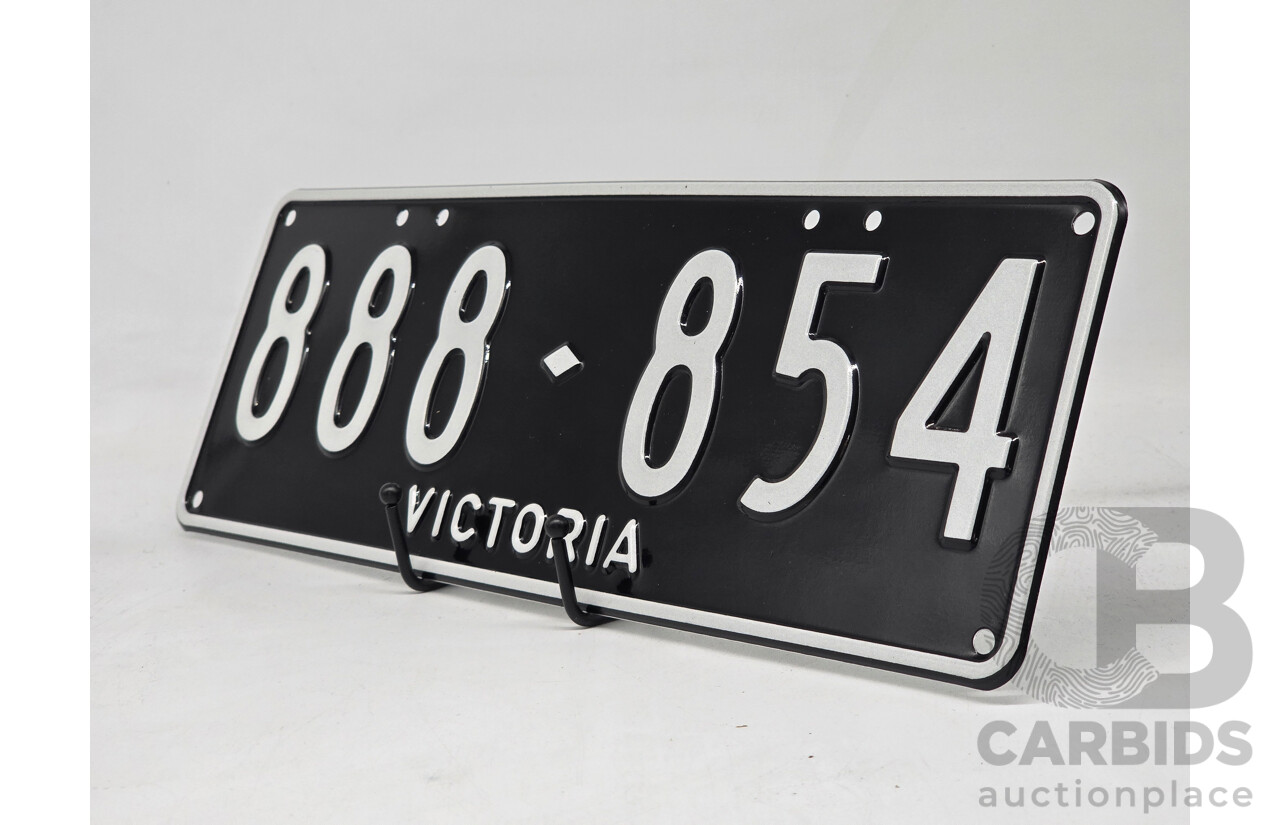 Victorian VIC Custom 6 - Digit  Number Plate - 888.854