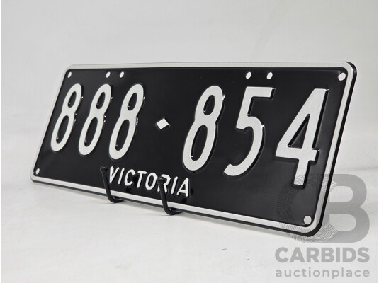 Victorian VIC Custom 6 - Digit  Number Plate - 888.854