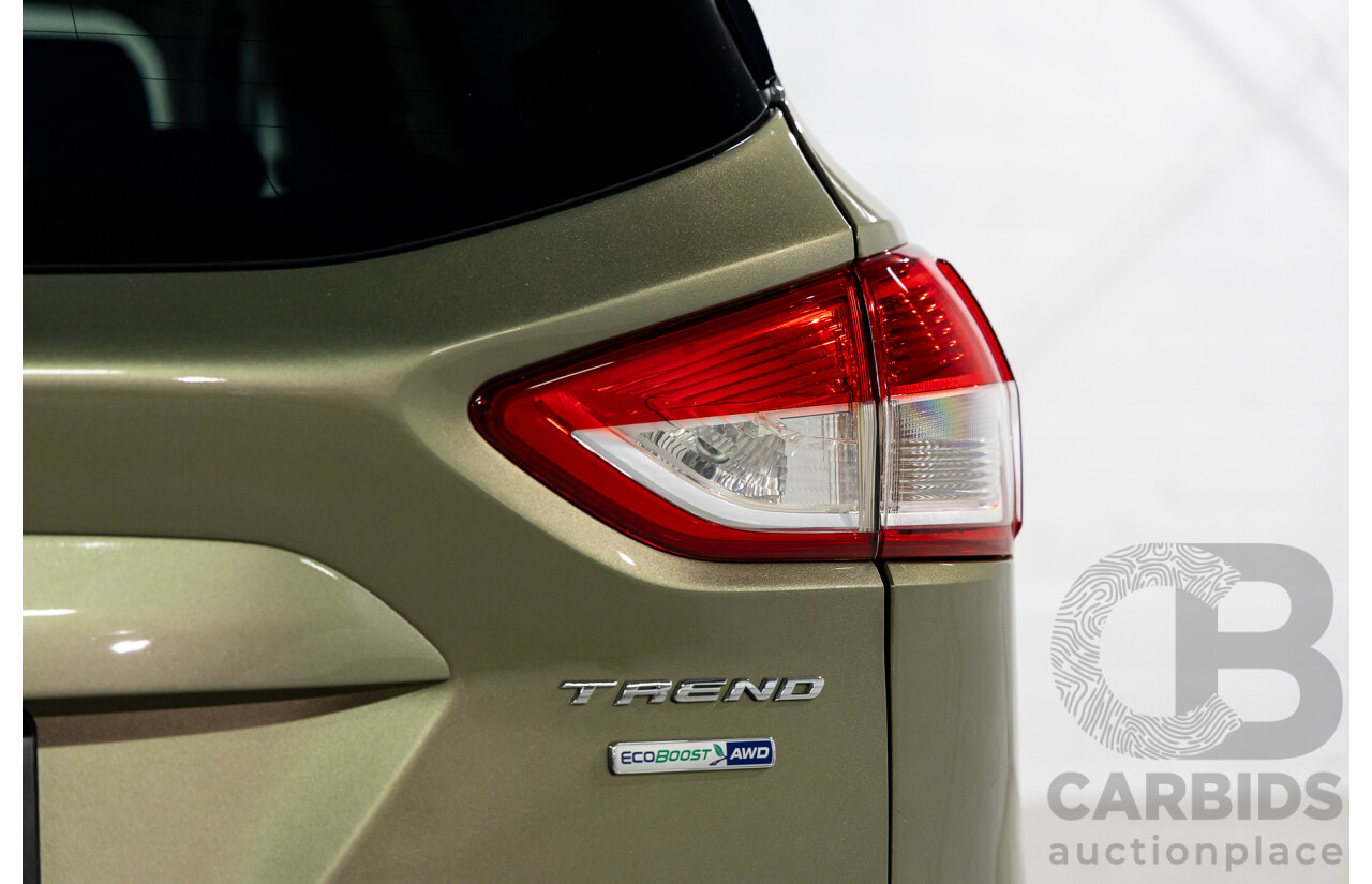 4/2013 Ford Kuga Trend (AWD) TF 4d Wagon Ginger Ale Metallic Turbo 1.6L