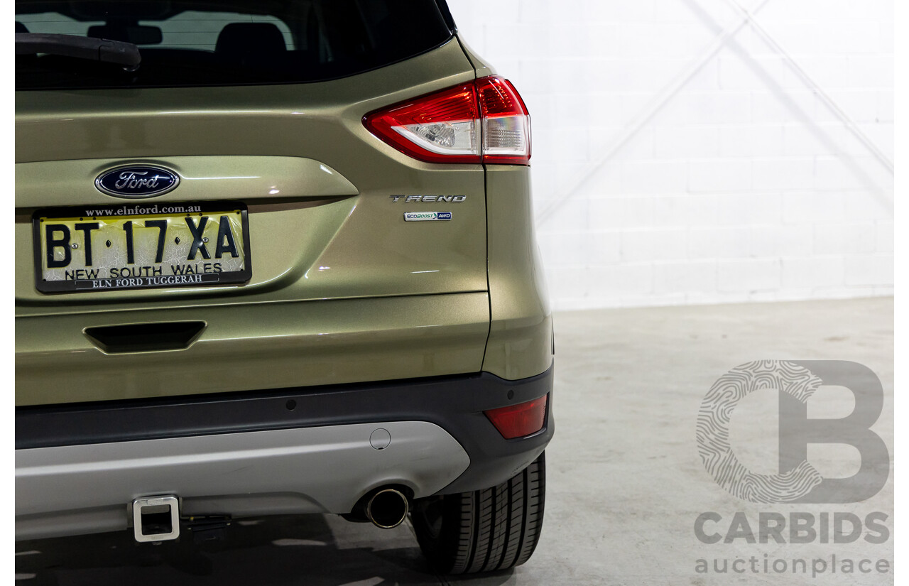 4/2013 Ford Kuga Trend (AWD) TF 4d Wagon Ginger Ale Metallic Turbo 1.6L