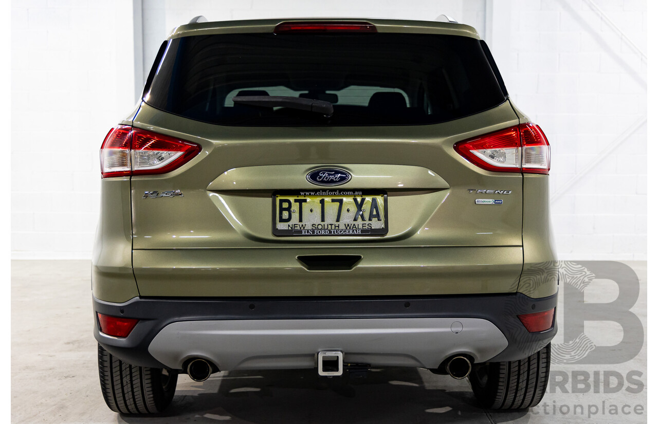 4/2013 Ford Kuga Trend (AWD) TF 4d Wagon Ginger Ale Metallic Turbo 1.6L