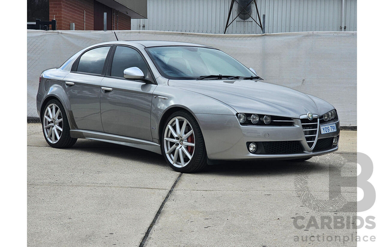 9/2010 Alfa Romeo 159 2.4 JTD Ti MY09 4d Sedan Silver 2.4L