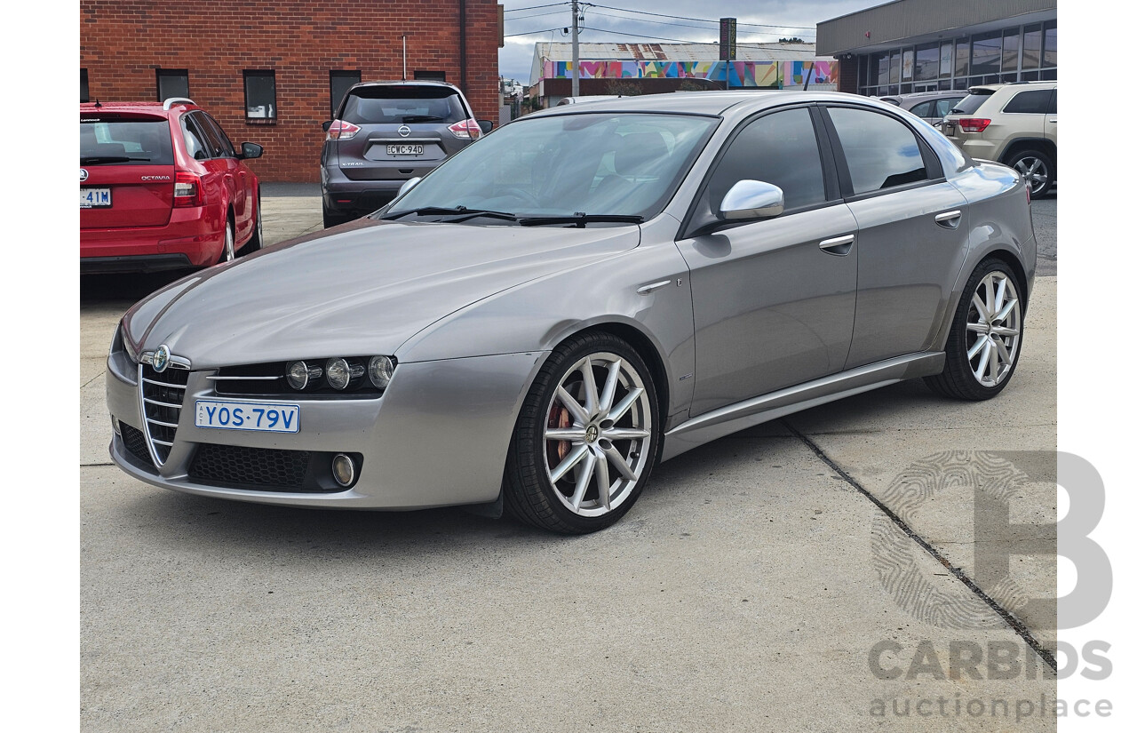 9/2010 Alfa Romeo 159 2.4 JTD Ti MY09 4d Sedan Silver 2.4L