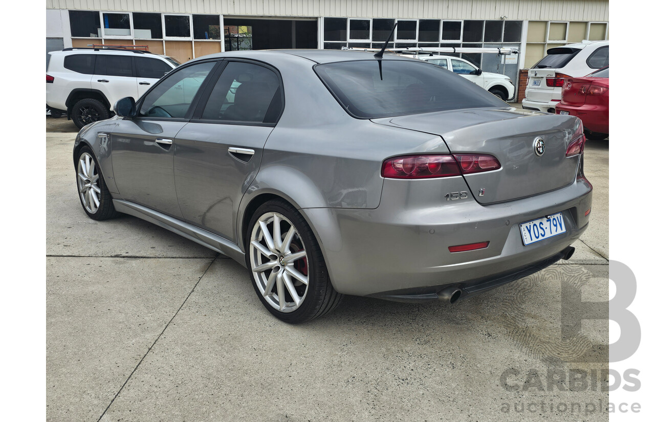 9/2010 Alfa Romeo 159 2.4 JTD Ti MY09 4d Sedan Silver 2.4L