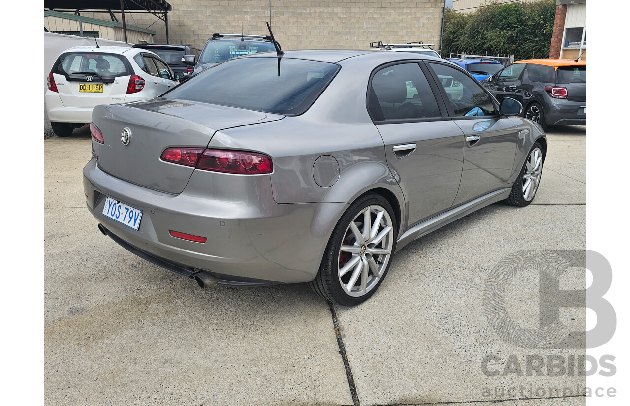 9/2010 Alfa Romeo 159 2.4 JTD Ti MY09 4d Sedan Silver 2.4L