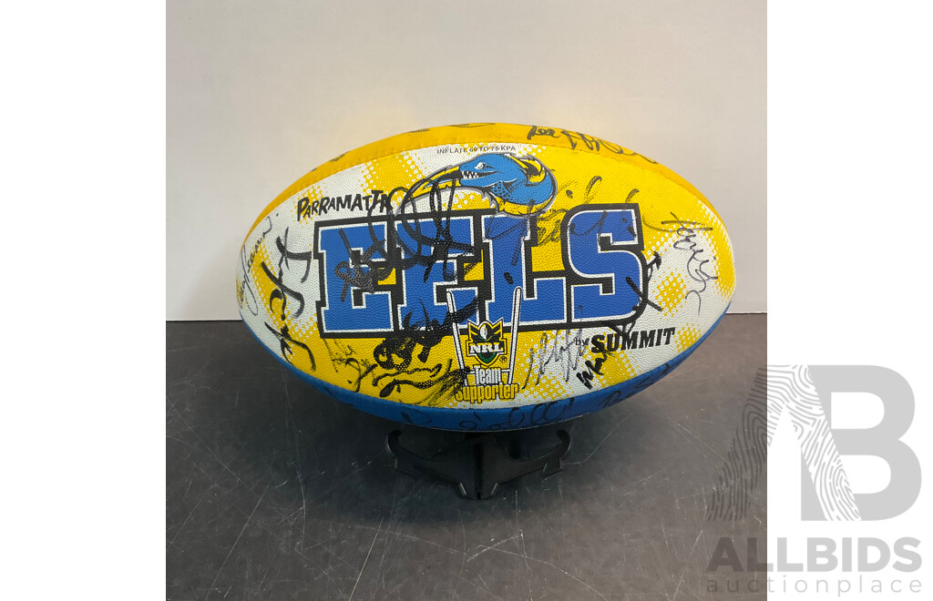 2004 NRL Parramatta Eels Autographed Ball