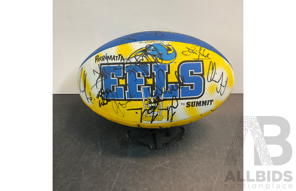 2004 NRL Parramatta Eels Autographed Ball