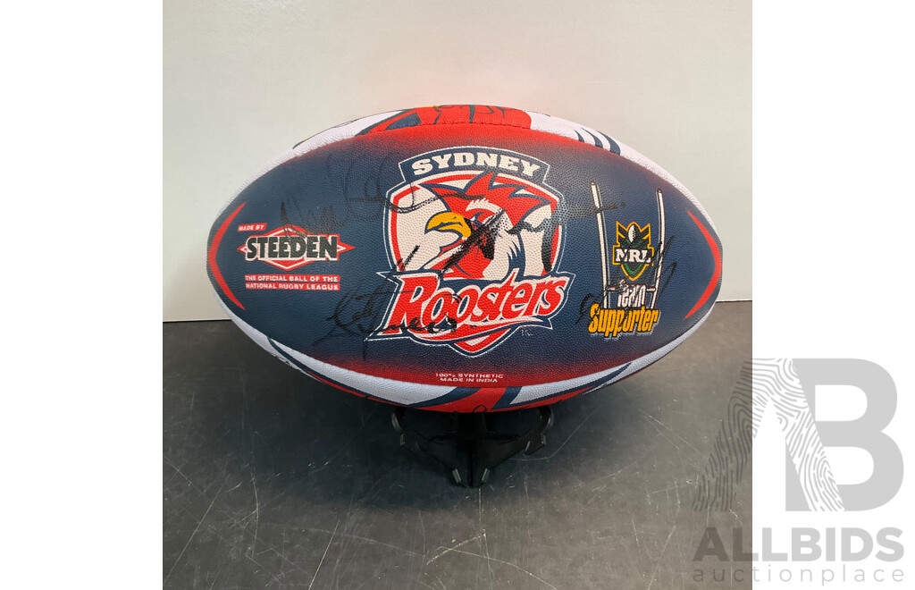 2005 NRL Sydney Roosters Autographed Ball