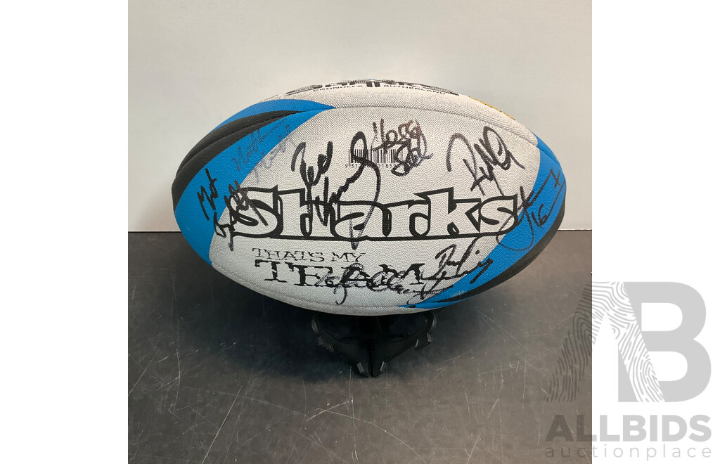 2004 NRL Cronulla Sharks Autographed Ball