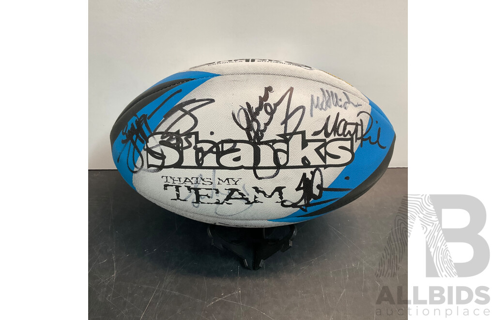 2004 NRL Cronulla Sharks Autographed Ball