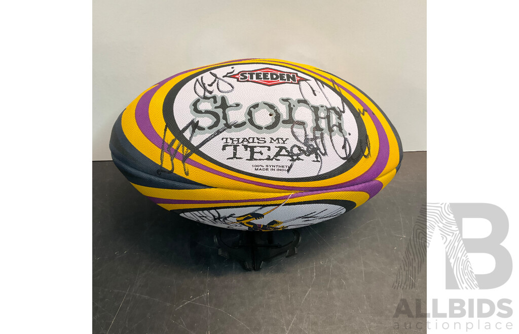 2005 NRL Melbourne Storm Autographed Ball