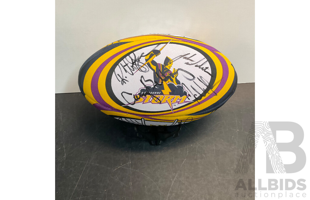 2005 NRL Melbourne Storm Autographed Ball