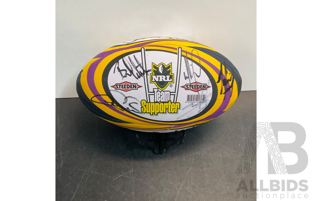 2005 NRL Melbourne Storm Autographed Ball