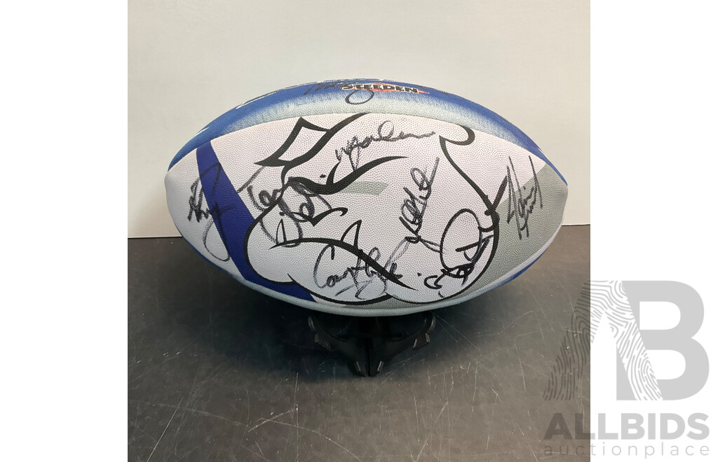 2003 NRL Canterbury Bulldogs Autographed Ball