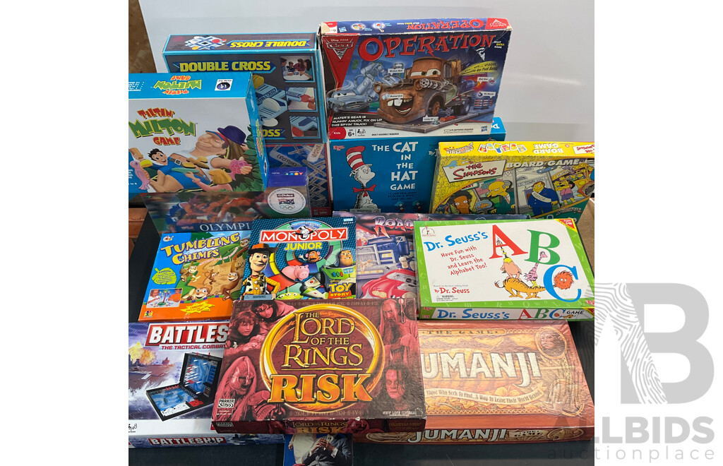 Assorted of Board Games - Lot of 15