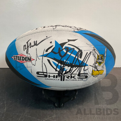 2004 NRL Cronulla Sharks Autographed Ball