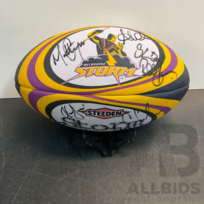 2005 NRL Melbourne Storm Autographed Ball