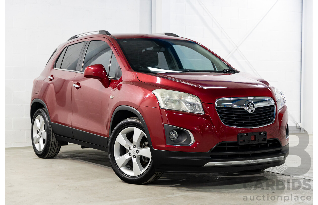 2/2014 Holden Trax LTZ TJ 4d Wagon Velvet Red 1.8L