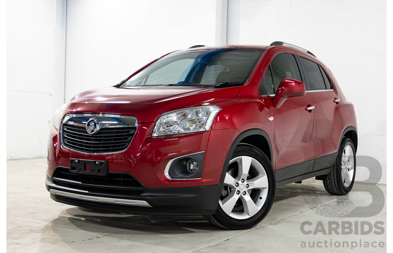 2/2014 Holden Trax LTZ TJ 4d Wagon Velvet Red 1.8L