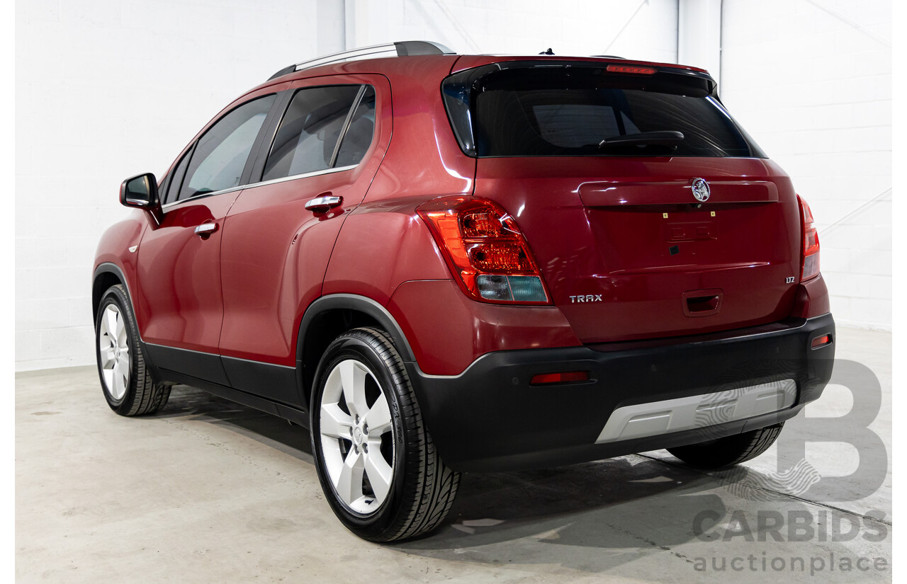 2/2014 Holden Trax LTZ TJ 4d Wagon Velvet Red 1.8L