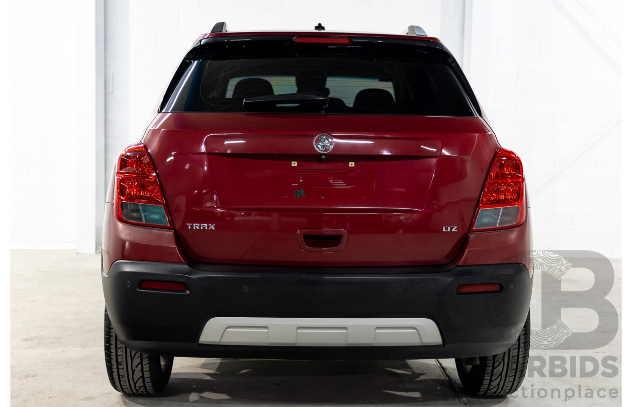 2/2014 Holden Trax LTZ TJ 4d Wagon Velvet Red 1.8L