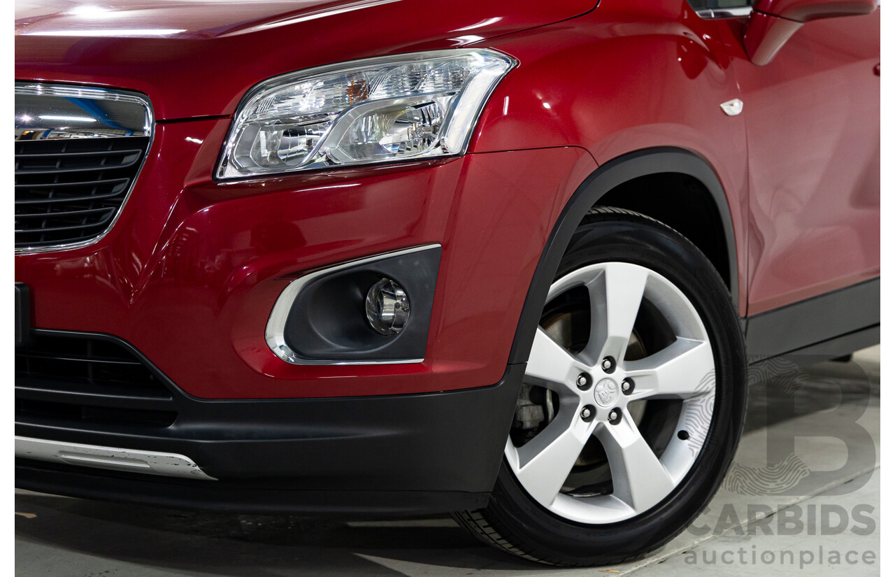 2/2014 Holden Trax LTZ TJ 4d Wagon Velvet Red 1.8L