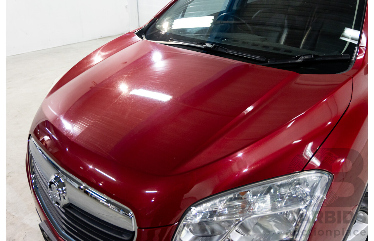 2/2014 Holden Trax LTZ TJ 4d Wagon Velvet Red 1.8L