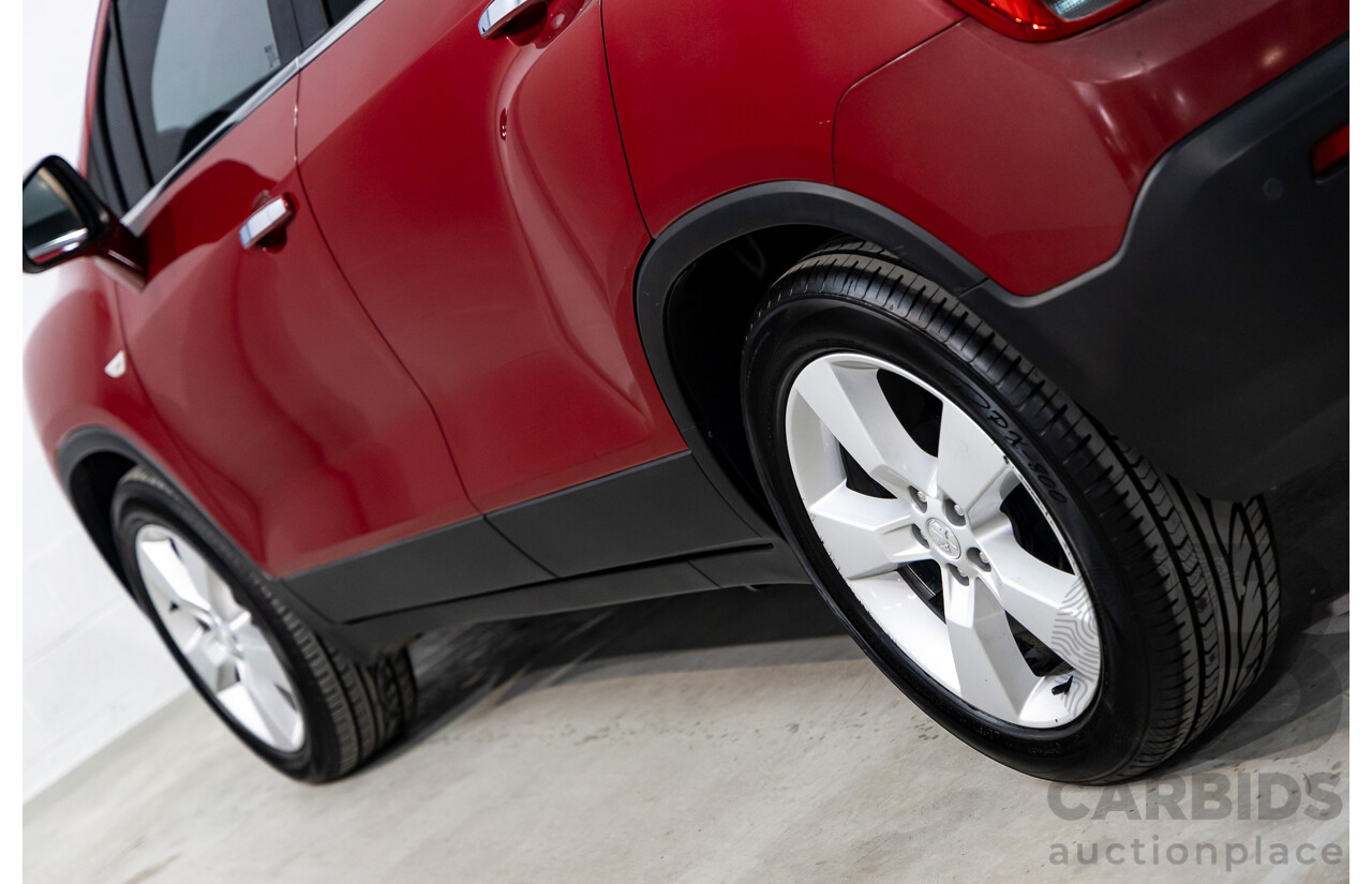 2/2014 Holden Trax LTZ TJ 4d Wagon Velvet Red 1.8L