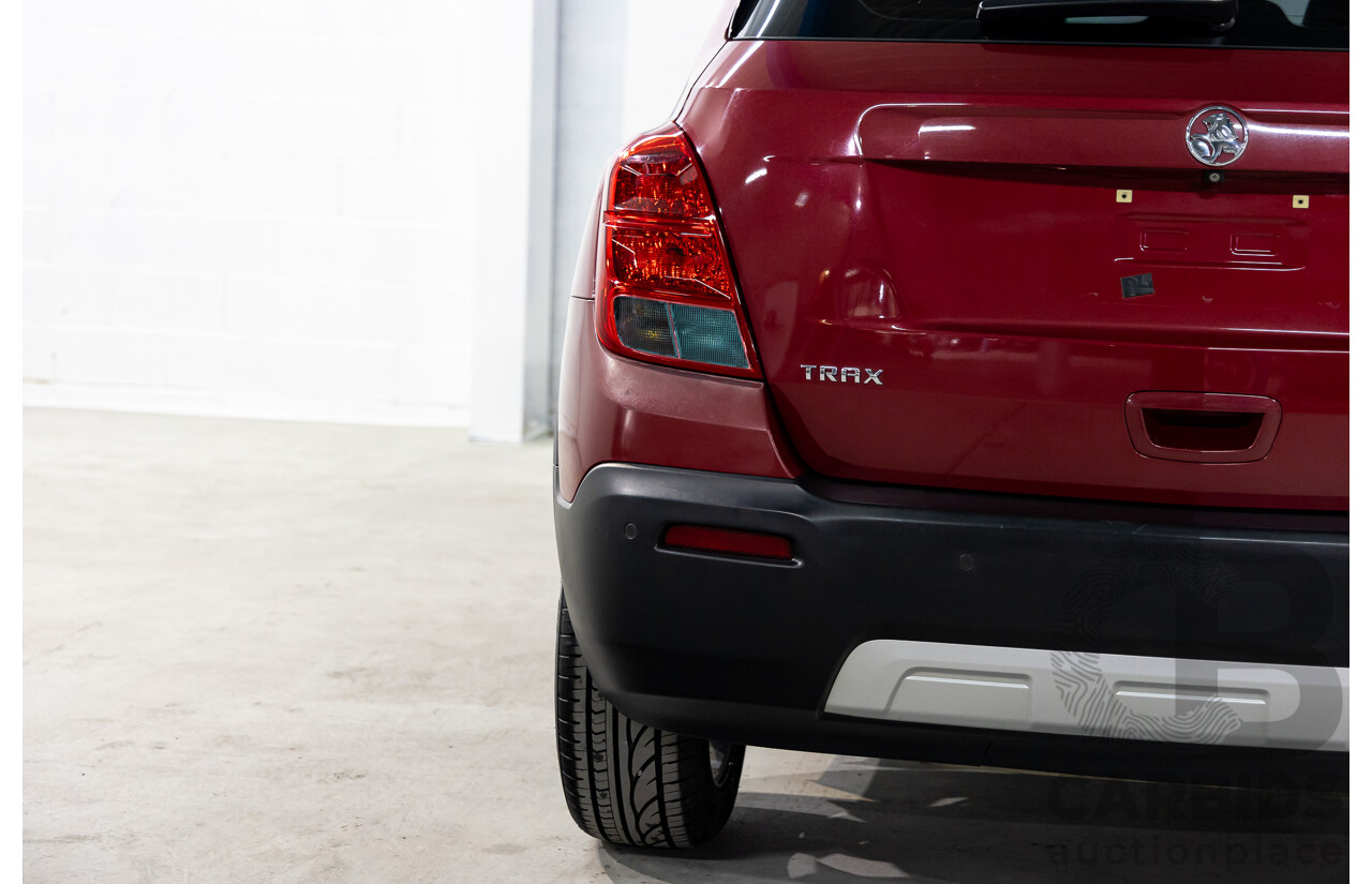 2/2014 Holden Trax LTZ TJ 4d Wagon Velvet Red 1.8L