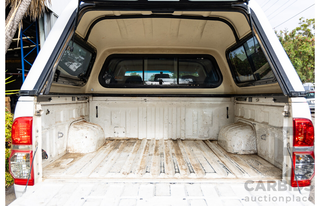 3/2007 Toyota Hilux SR KUN16R 06 Upgrade Dual Cab P/Up Glacier White Turbo Diesel 3.0L