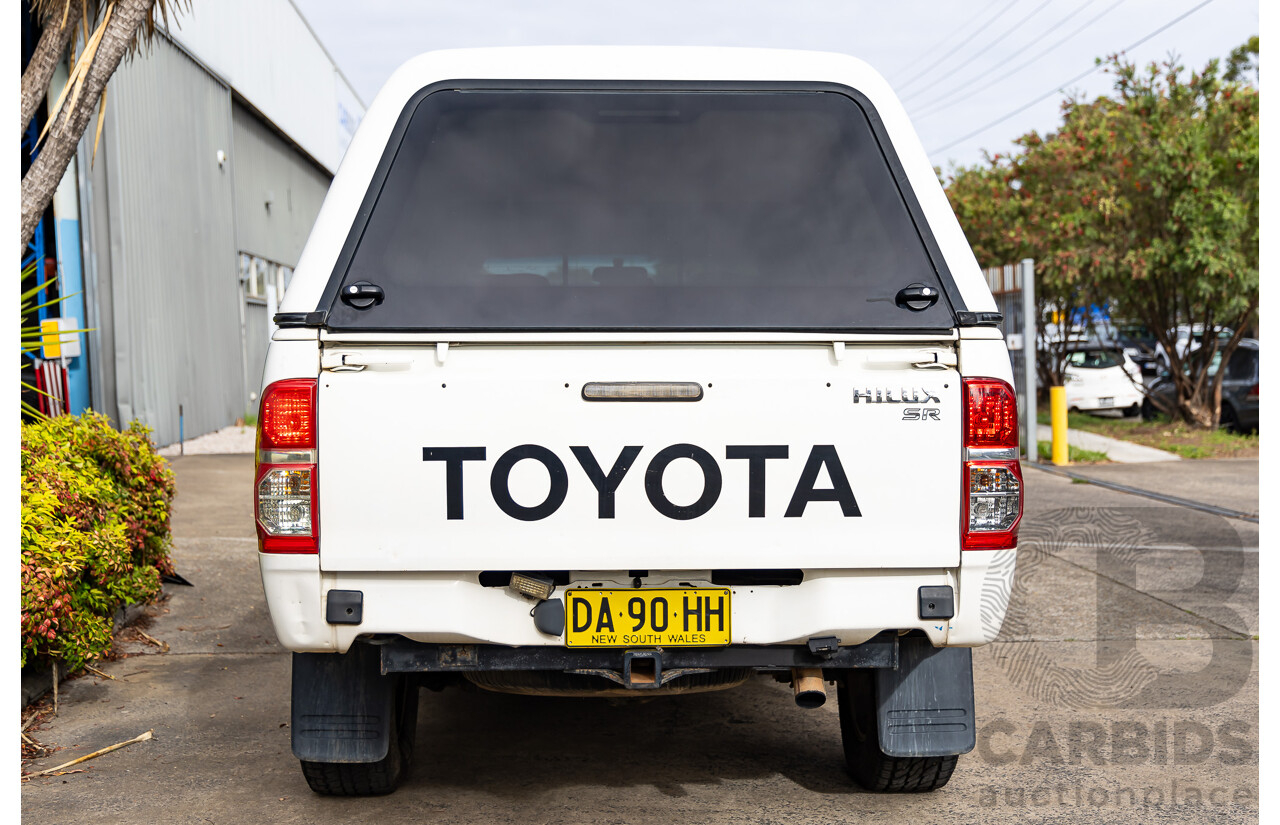 3/2007 Toyota Hilux SR KUN16R 06 Upgrade Dual Cab P/Up Glacier White Turbo Diesel 3.0L