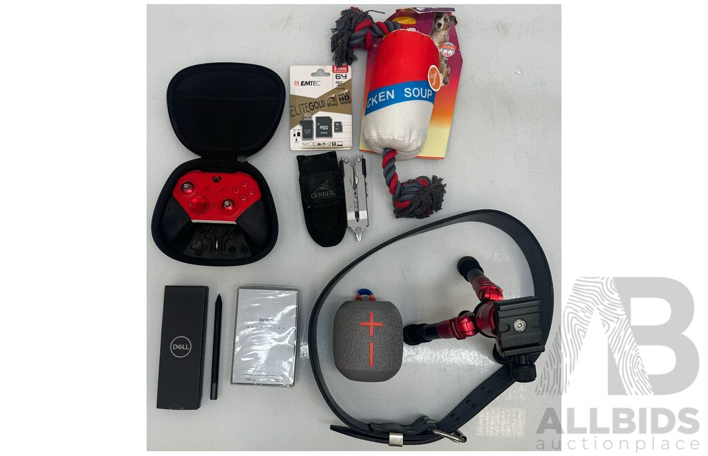 Household Goods - Dog Toy, Bluetooth Speaker, Belt, Conlogne, Tripod and More