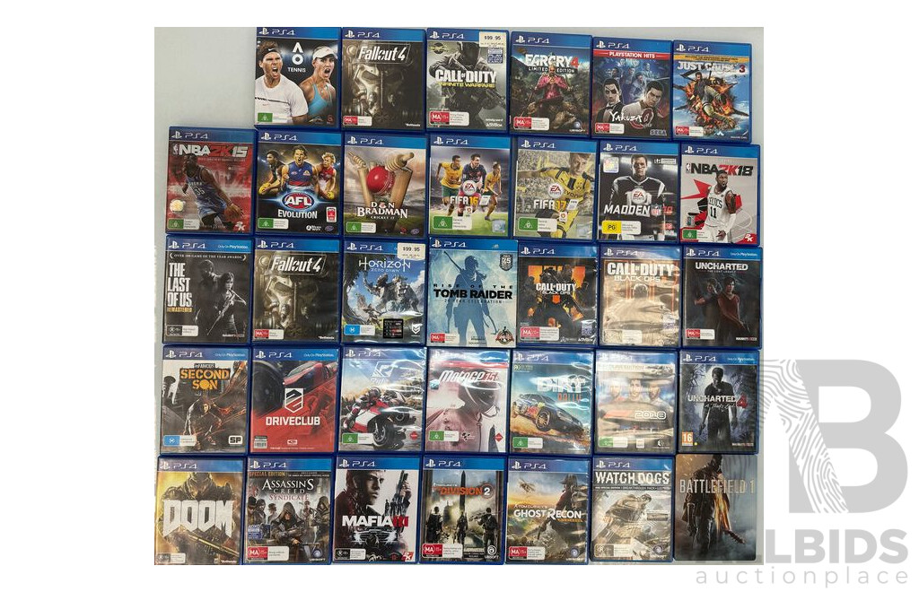 Playstation 4 and Playstation 3 Games - Lot of 37