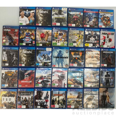 Playstation 4 and Playstation 3 Games - Lot of 37