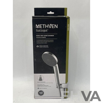 Methven  Maku MK2 Handset WELS 3 Star 9L/min - Brand New - RRP $162