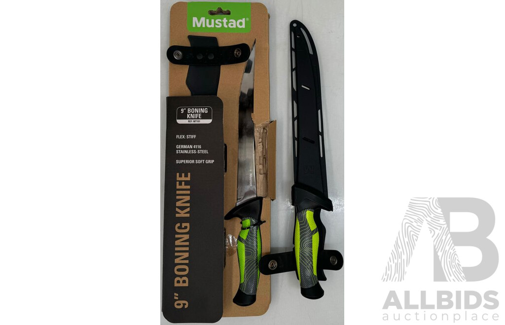 2x Mustad Boning Knives