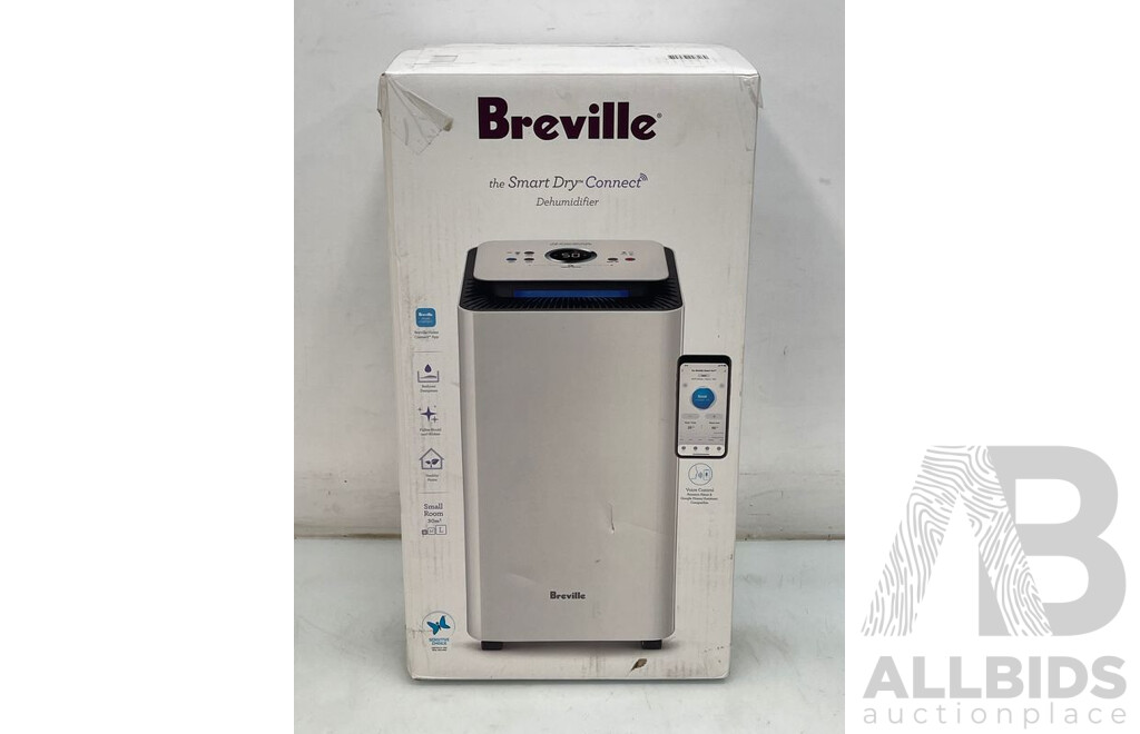 Breville the Smart Dry Connect Dehumidifier - Brand New - RRP $276