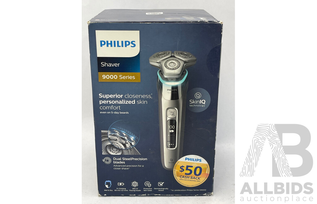 Philips Shaver Series 9000 Skin IQ - Brand New - RRP $529