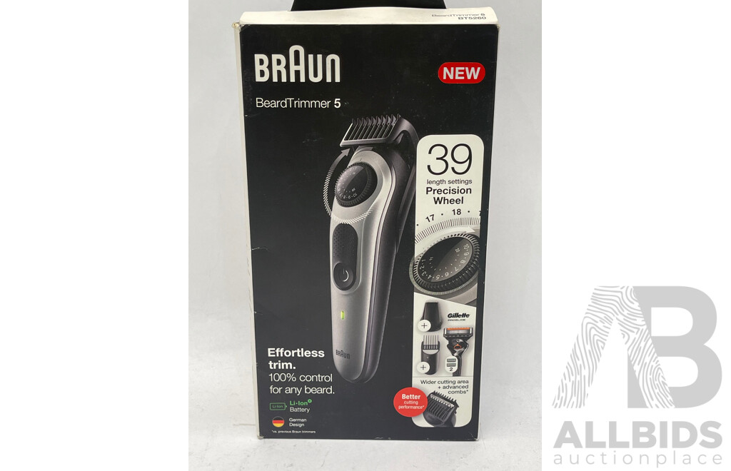 Braun Beard Trimmer 5 - Brand New - RRP $119