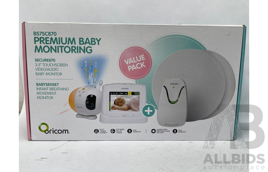 Oricom Premium Baby Monitor - Brand New - RRP $399