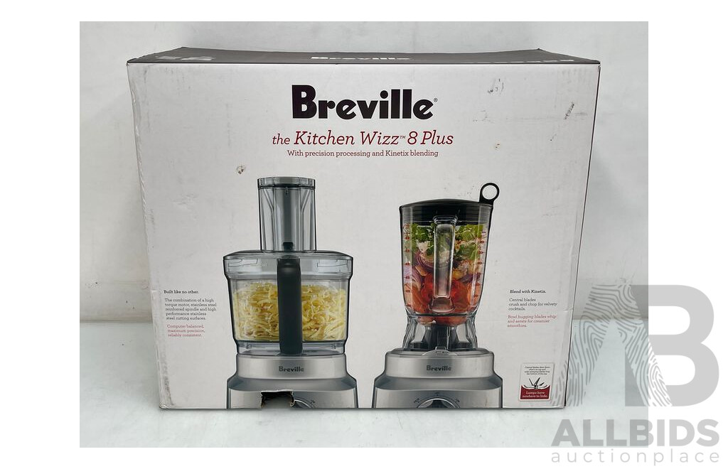 Breville the Kitchen Wizz 8 Plus Food Processor - Brand New - RRP $349