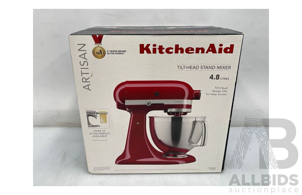 Kitchen Aid Artisan Stand Mixer - Brand New - RRP $829