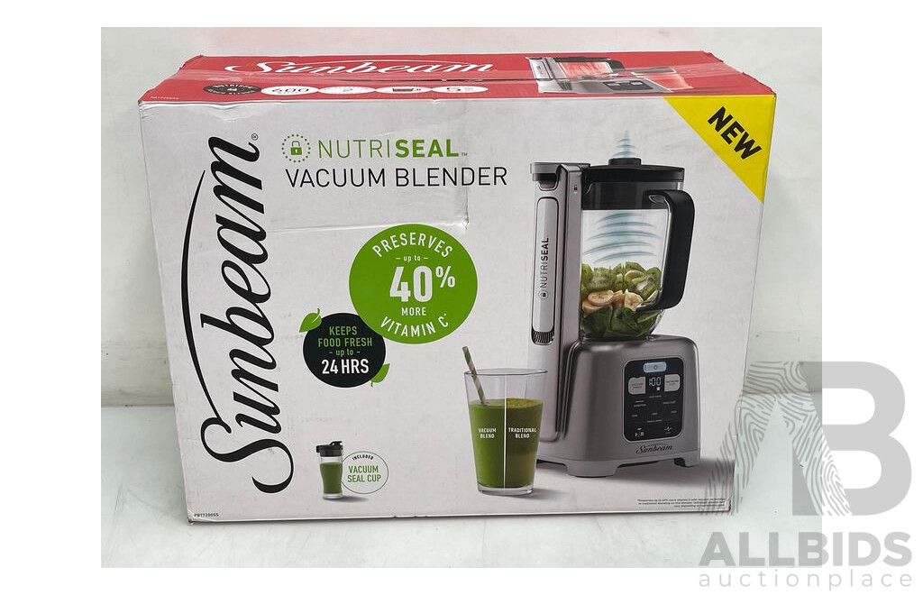 Sunbeam Nutriseal Vacuum Blender - Brand New - RRP $399