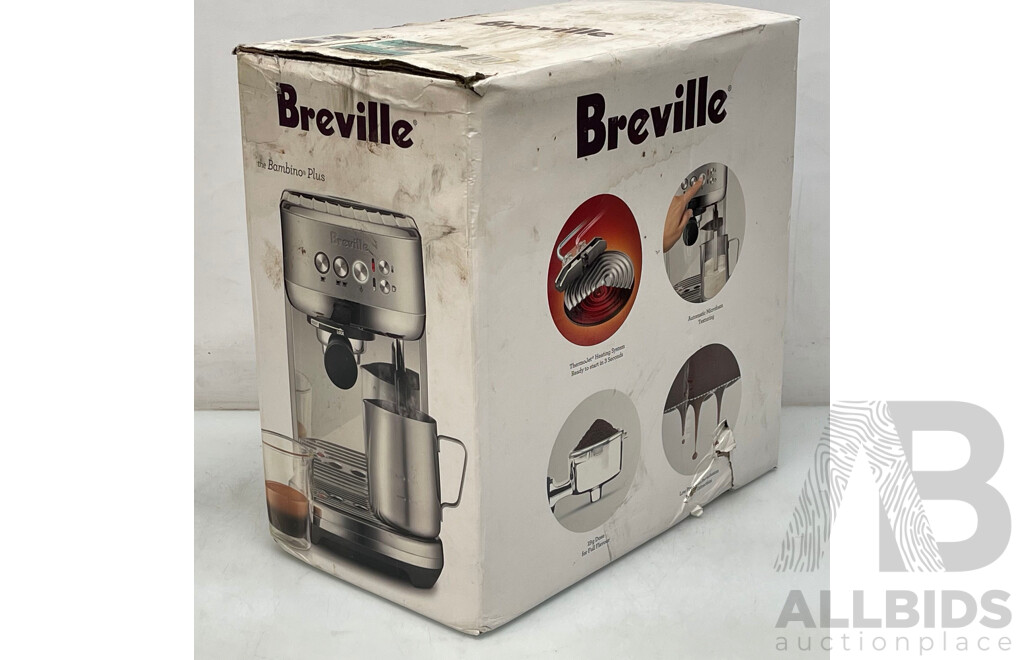 Breville Bambino Plus Espresso Coffee Machine - Brand New - RRP $599