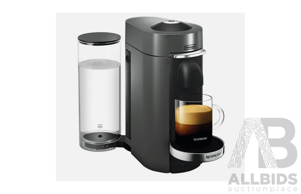 DeLonghi Nespresso Vertuo Plus Coffee Machine and Aeroccino - Brand New RRP $310