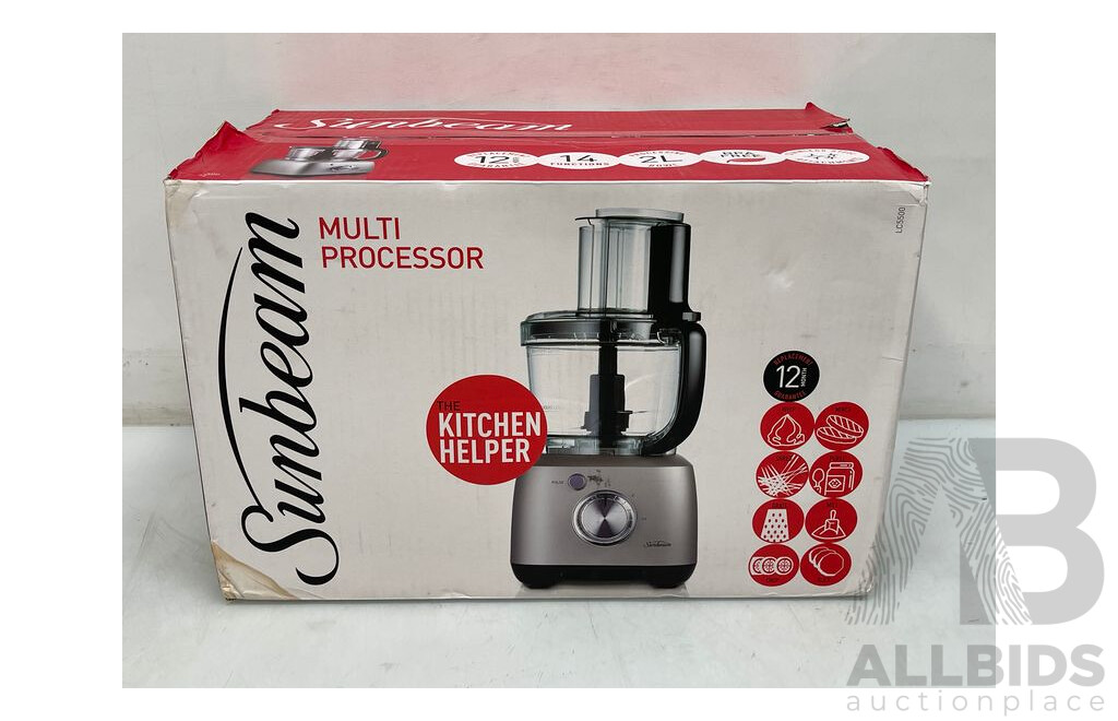 Sunbeam Multi Food Processor - Brand New - RRP $179