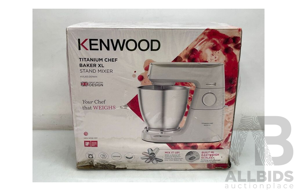 Kenwood Titanium Chef Baker XL - Brand New - RRP $649