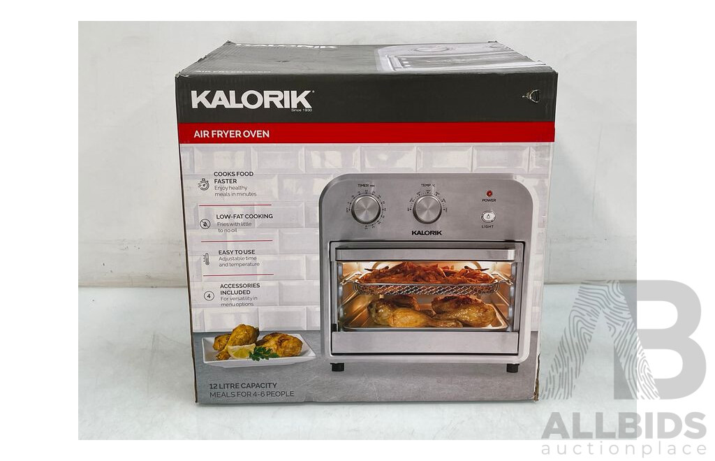 Kalorik 12 Ltr Air Fryer Oven - Brand New - RRP $199