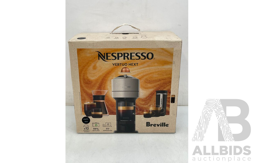 Breville Vertuo Next Matte Black - Brand New - RRP $239